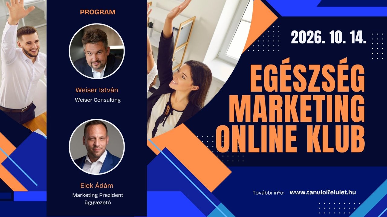Egészség Marketing Klub Zoom 2026. 10. 14. VIDEÓ